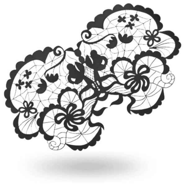 Bijoux - elegáns arcmaska az érzéki játékhoz