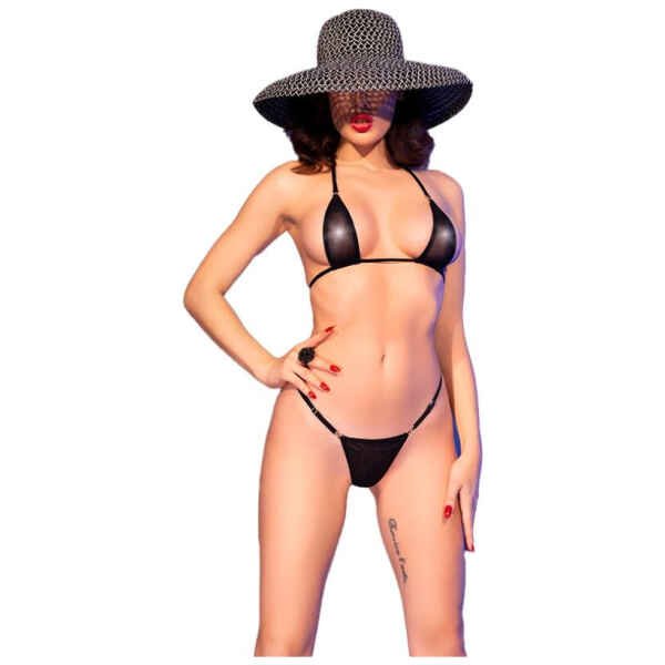 Chilirose CR 4840 – fekete mikro bikini S/M