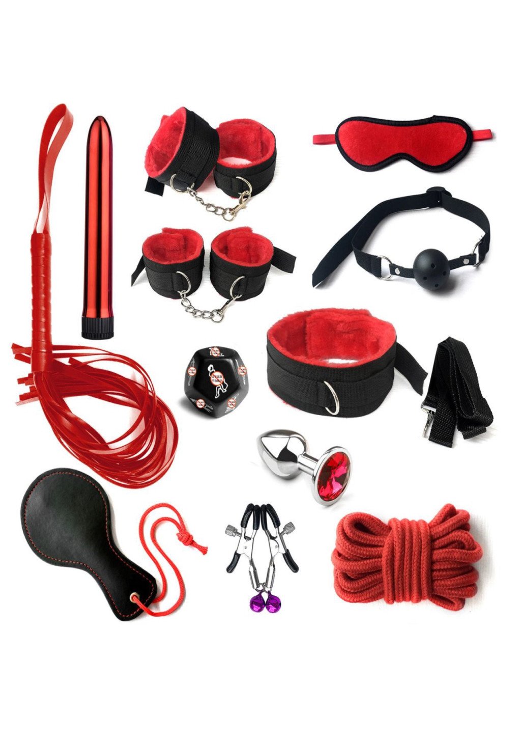 Sydney SM szett -12db-os. Piros/Fekete