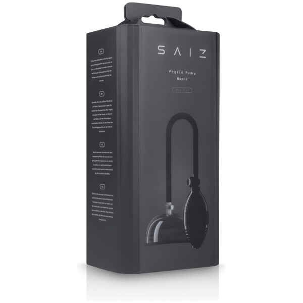 Saiz Basic - puncipumpa (átlátszó-fekete)