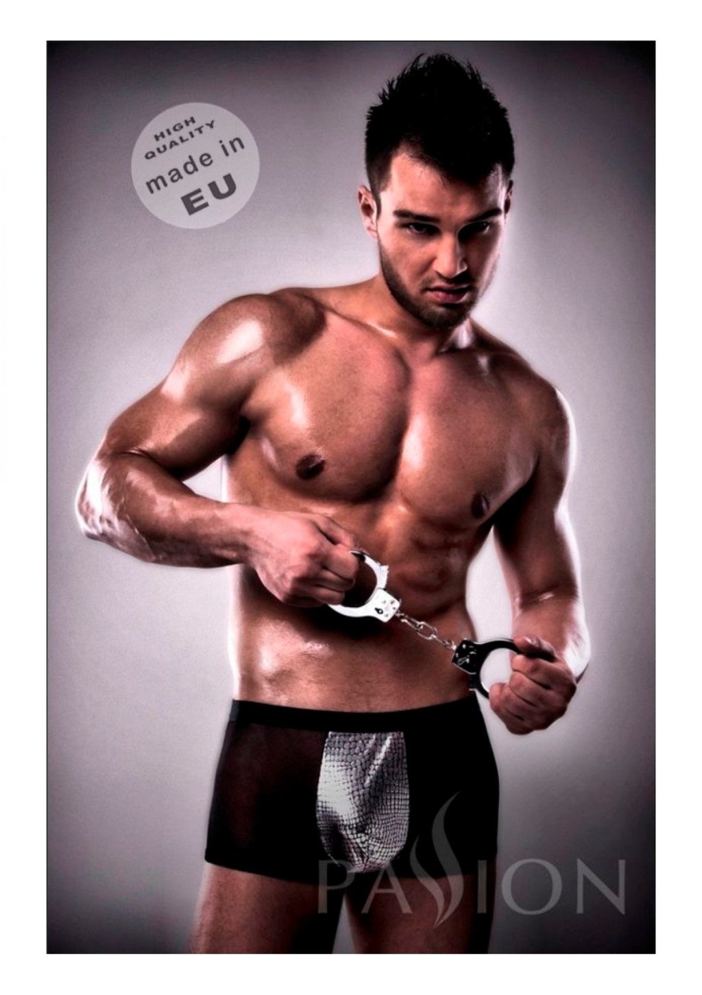 Ezüst betétes férfi alsó. Méret:S/M